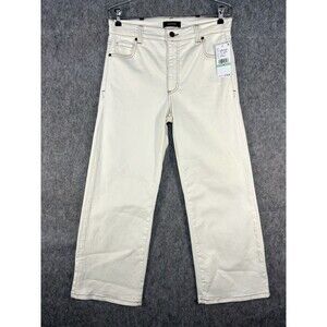 Karen Kane Super Bloom Cropped Women's Jeans Natural Almond Size 8
